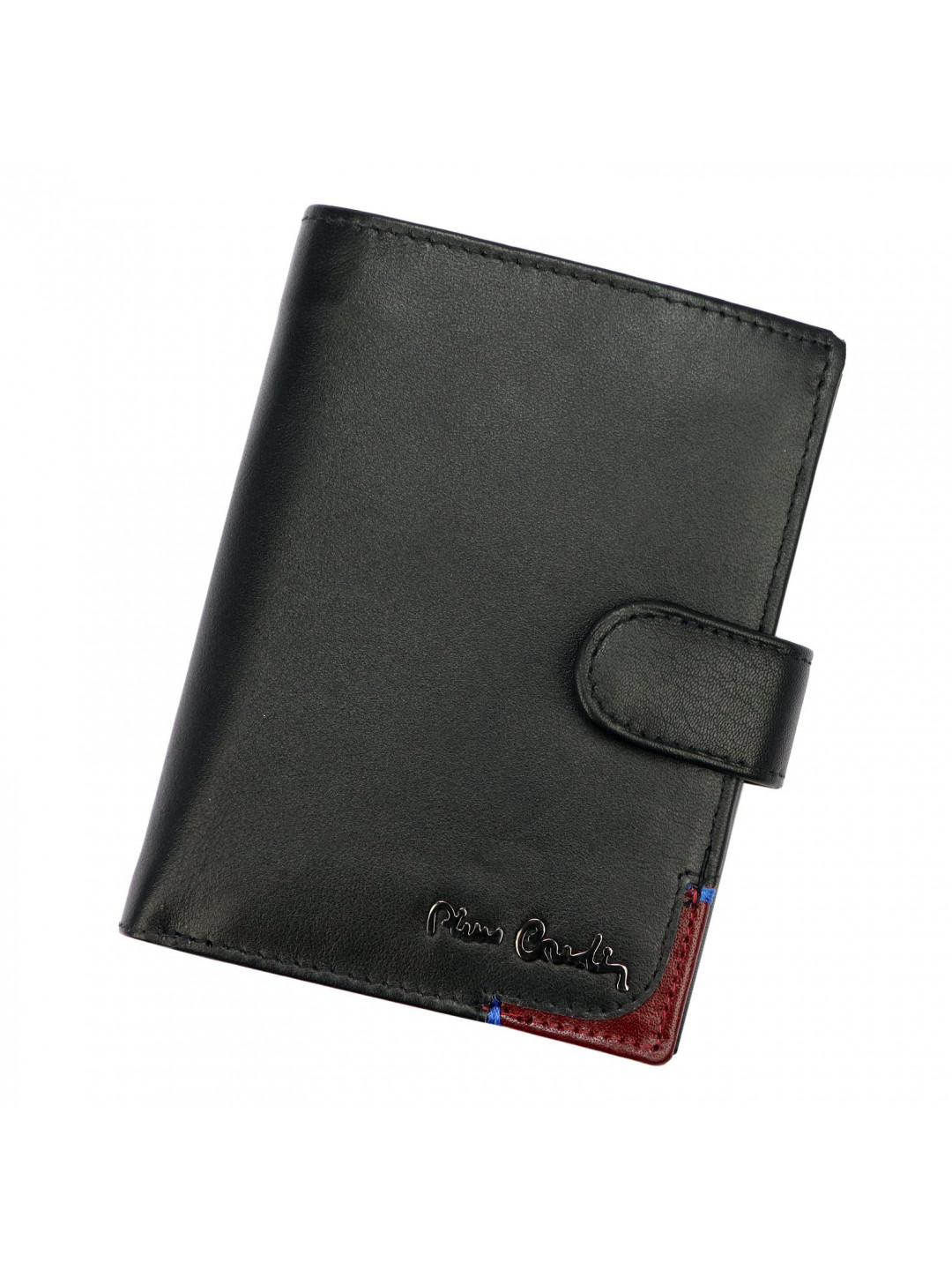 Pánská kožená peněženka Pierre Cardin Sabien – černo-červená