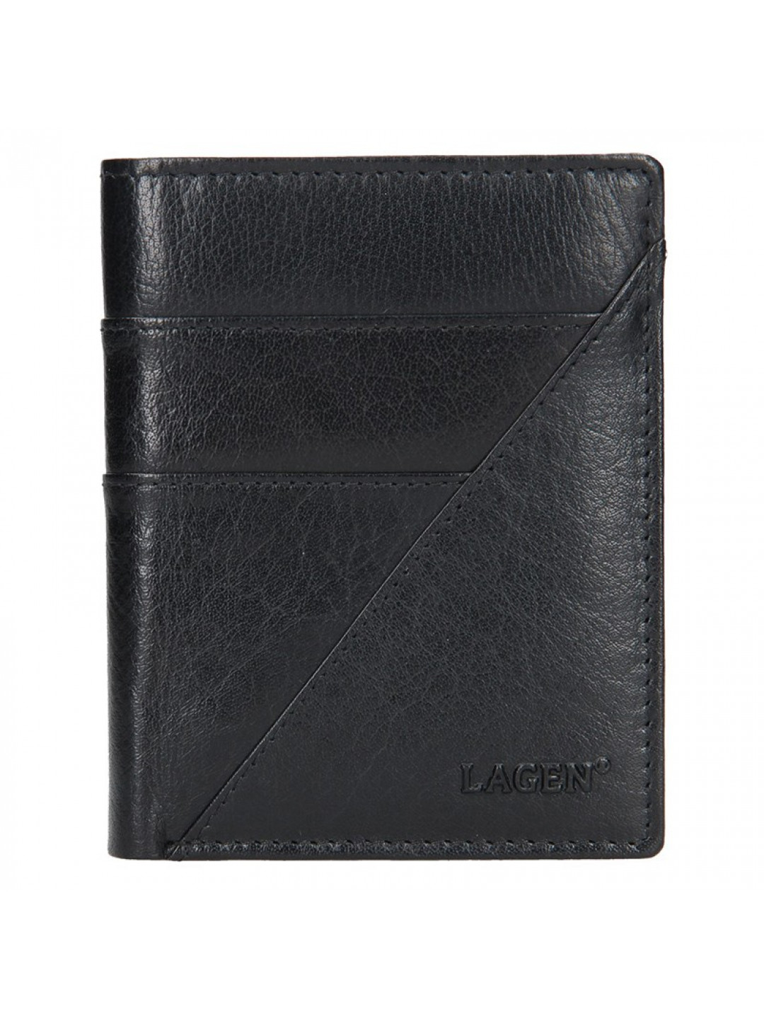 Pánská kožená peněženka Lagen Liom – černá