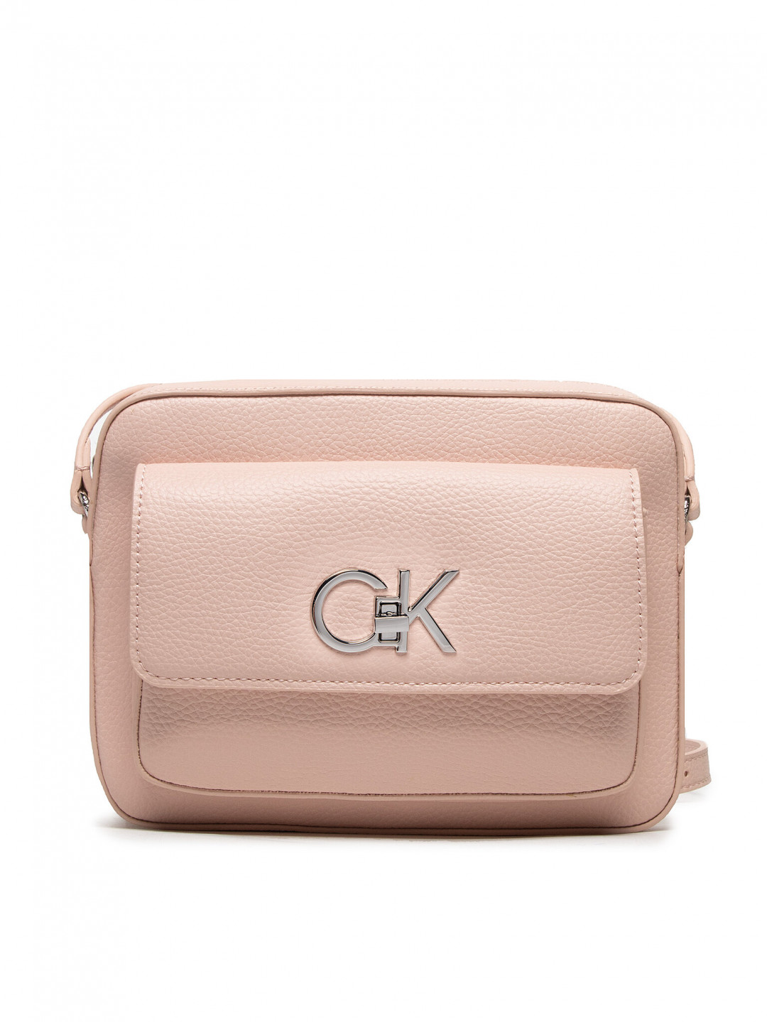 Calvin Klein Kabelka Re-Lock Camera Bag With Flap Pbl K60K609397 Růžová
