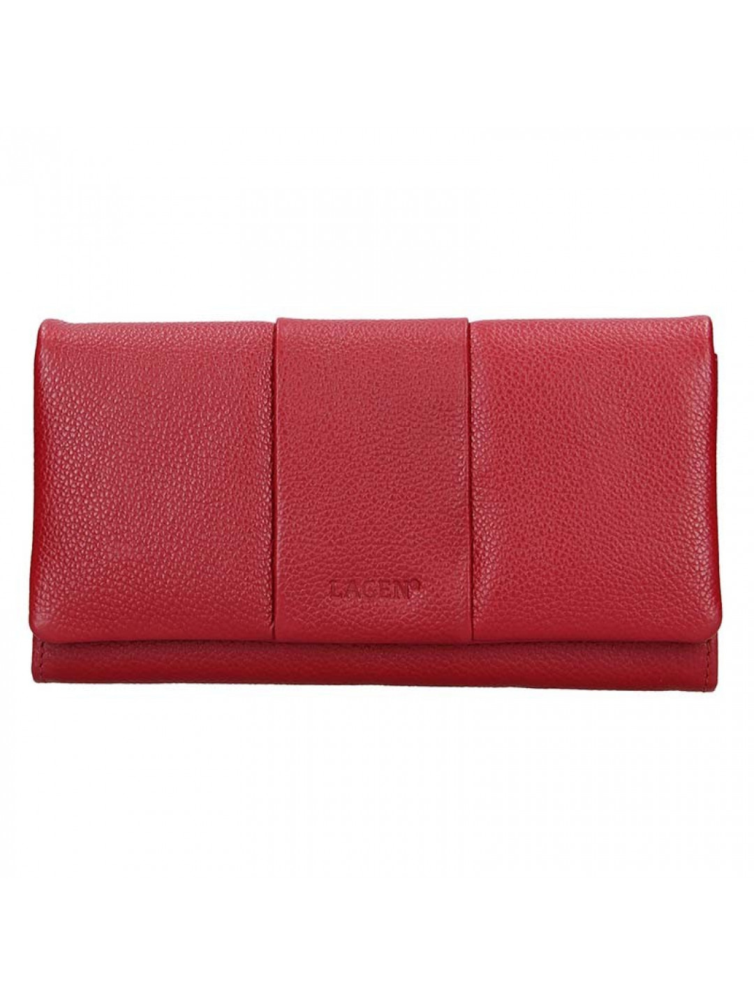 Dámská kožená peněženka Lagen Nicol – červená