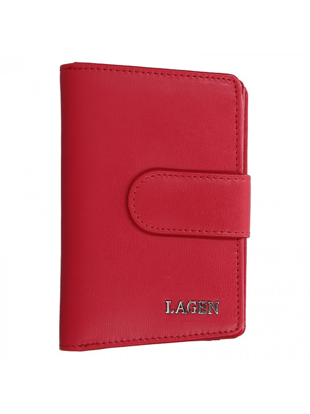 Dámská kožená peněženka Lagen Kamila – červená
