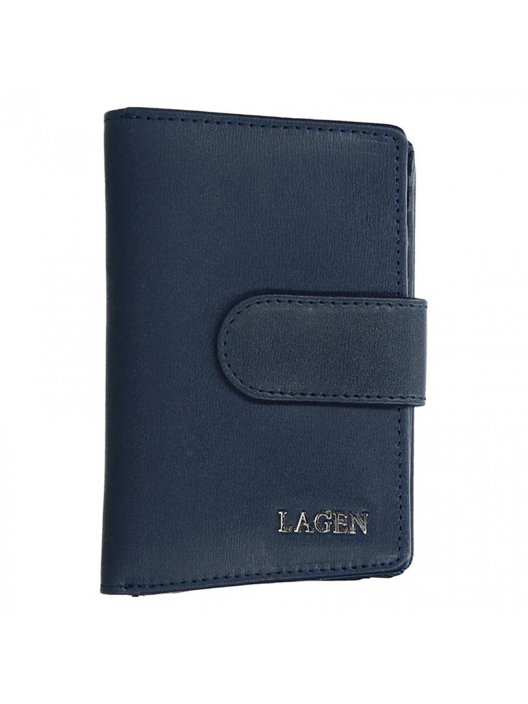 Dámská kožená peněženka Lagen Kamila – tmavě modrá