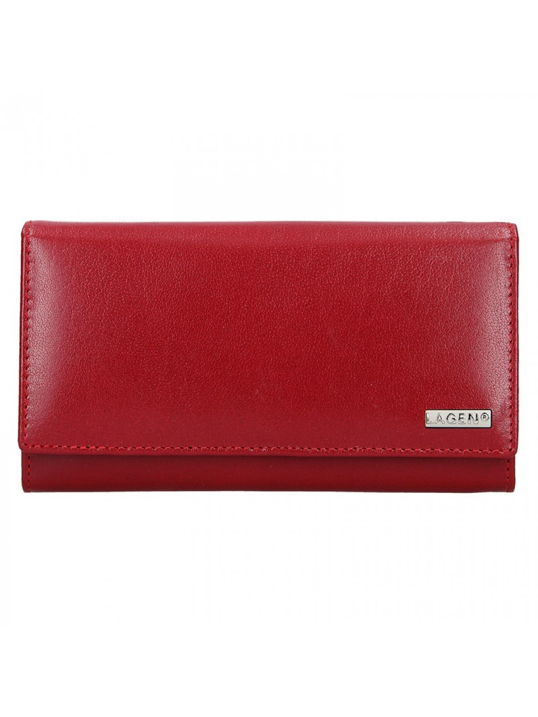 Dámská kožená peněženka Lagen Líza – tmavě červená
