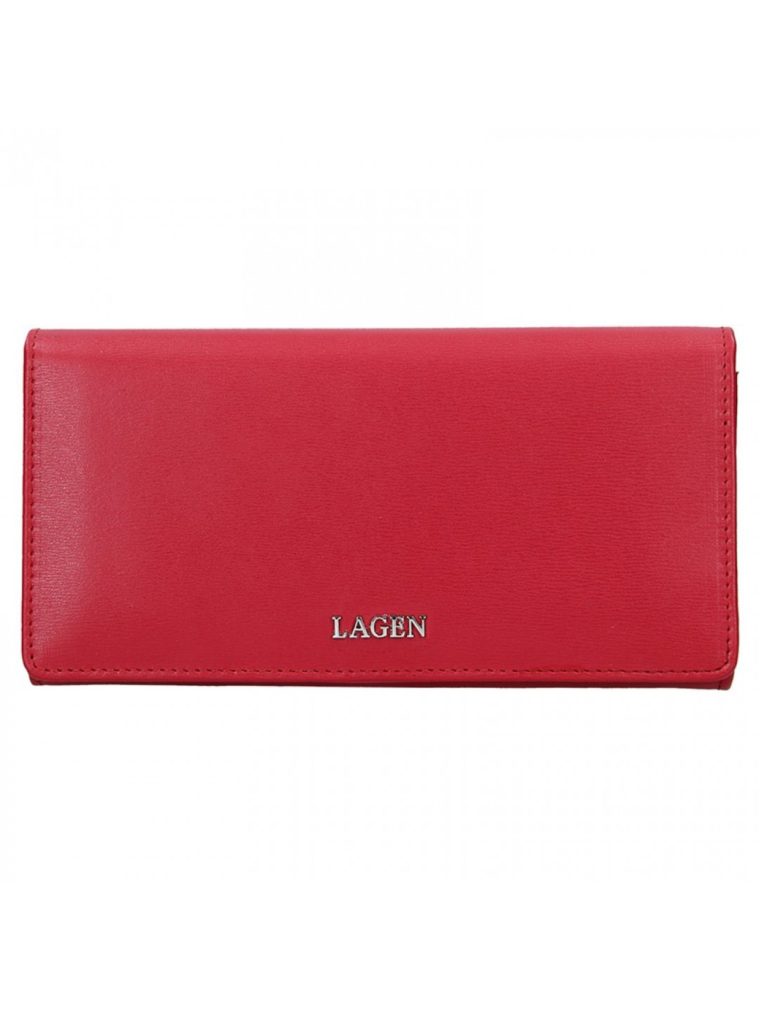 Dámská kožená peněženka Lagen Evelin – červená