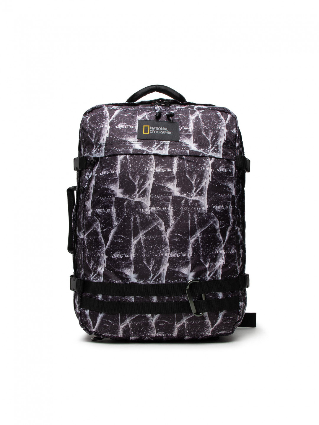National Geographic Batoh Ng Hybrid Backpack Cracked N11801 96CRA Černá