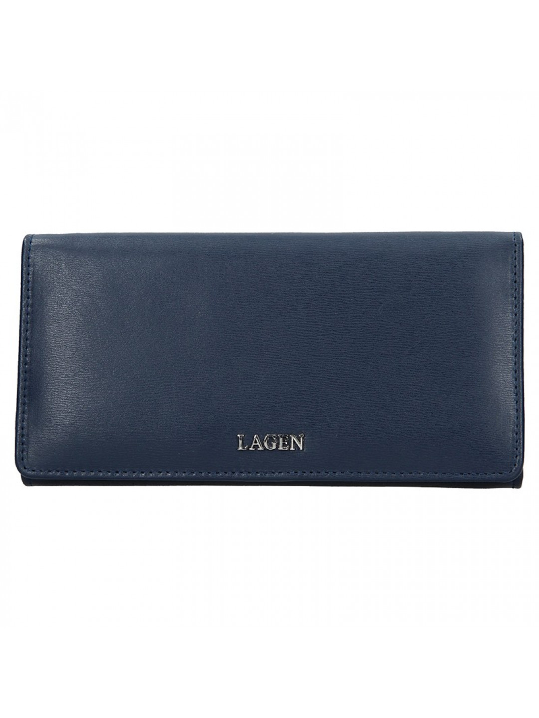 Dámská kožená peněženka Lagen Evelin – tmavě modrá
