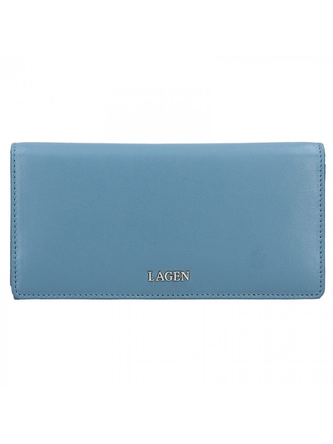 Dámská kožená peněženka Lagen Evelin – modrá