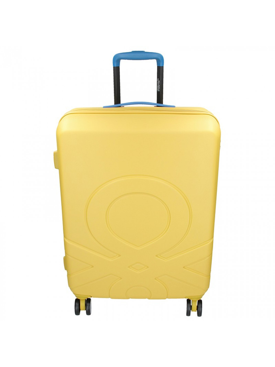 Cestovní kufr United Colors of Benetton Kanes L – žlutá