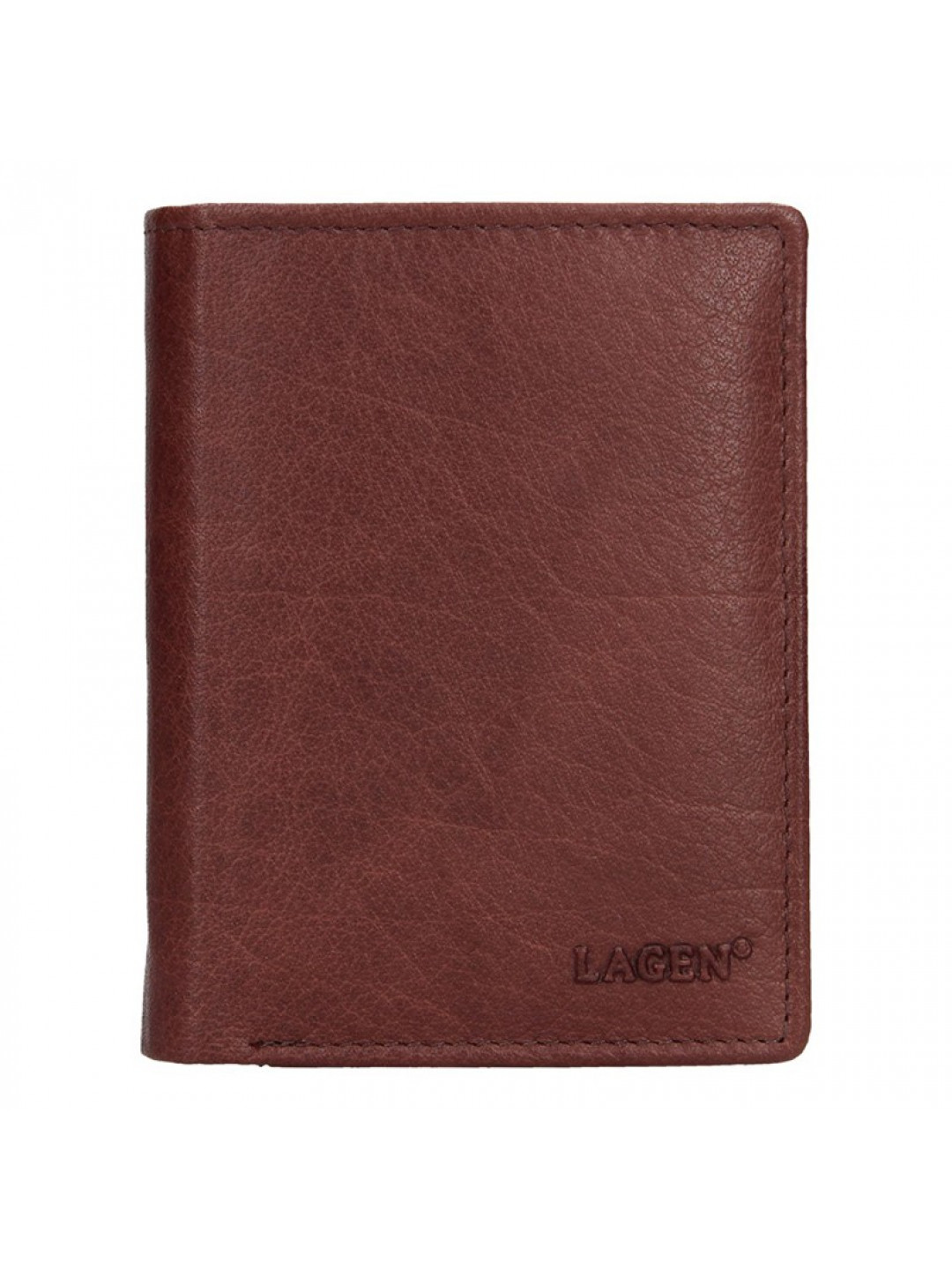 Pánská kožená peněženka Lagen Liam – hnědá