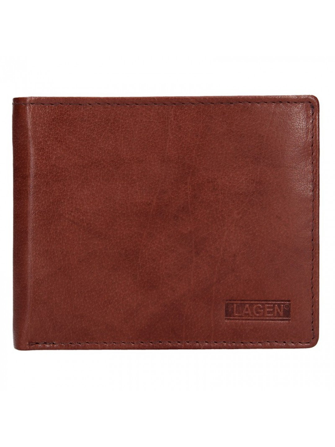 Pánská kožená peněženka Lagen Magnus – hnědá
