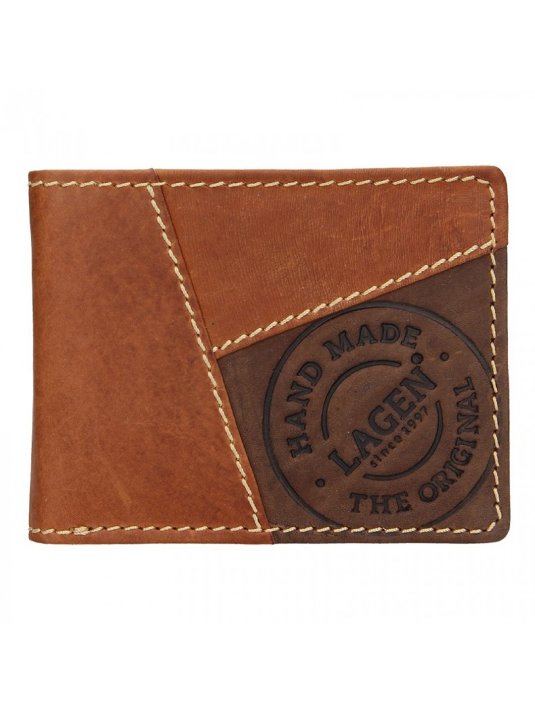 Pánská kožená peněženka Lagen Baltazar – hnědá