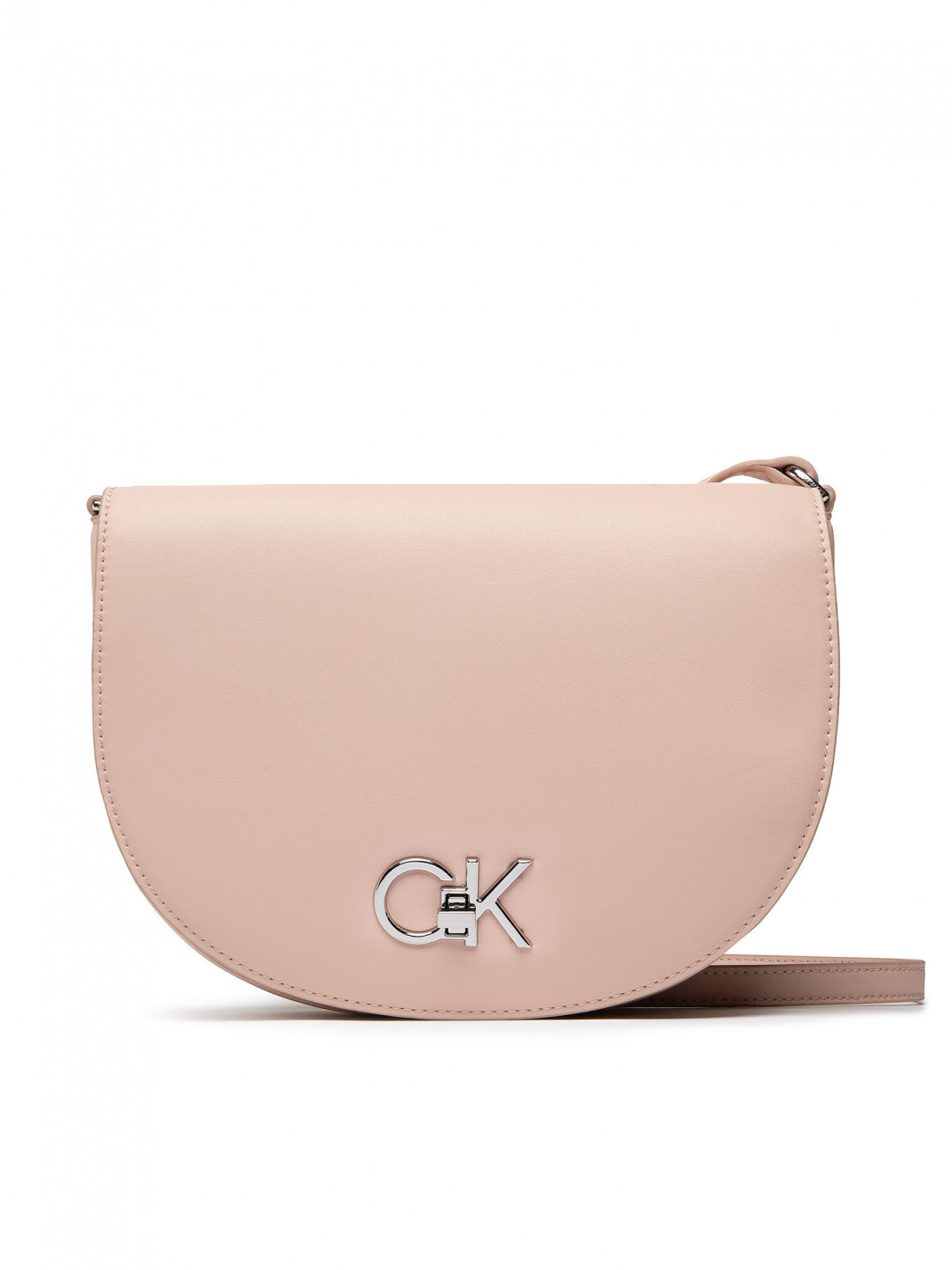 Calvin Klein Kabelka Re-Lock Saddle Bag K60K609871 Růžová