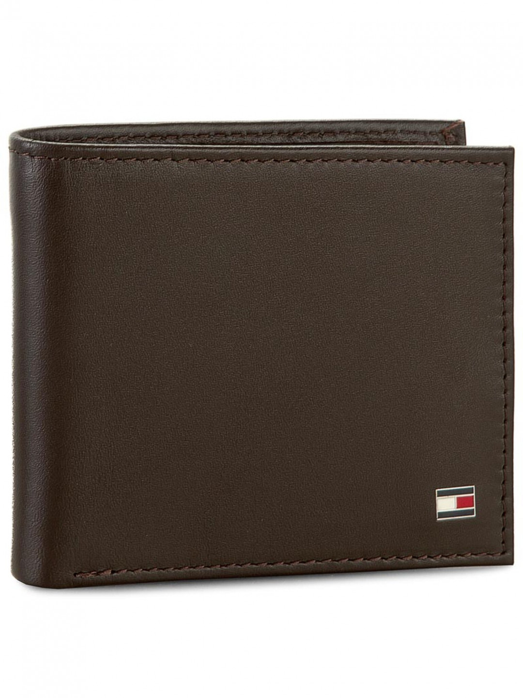 Tommy Hilfiger Velká pánská peněženka Eton Mini Cc Wallet AM0AM00655 Hnědá