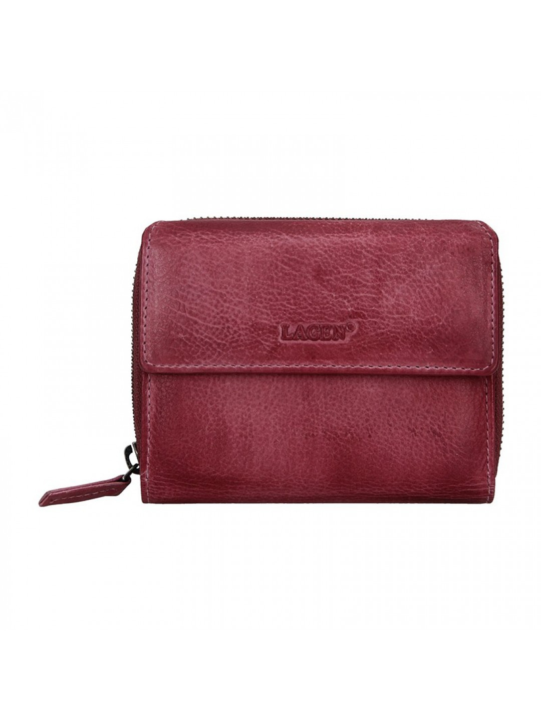 Dámská kožená peněženka Lagen Miriam – fialová