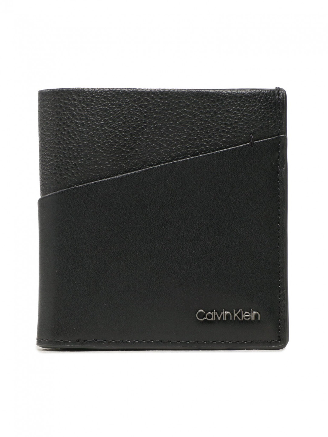 Calvin Klein Malá pánská peněženka Ck Digonal Trifold 6Cc W Coin K50K510606 Černá