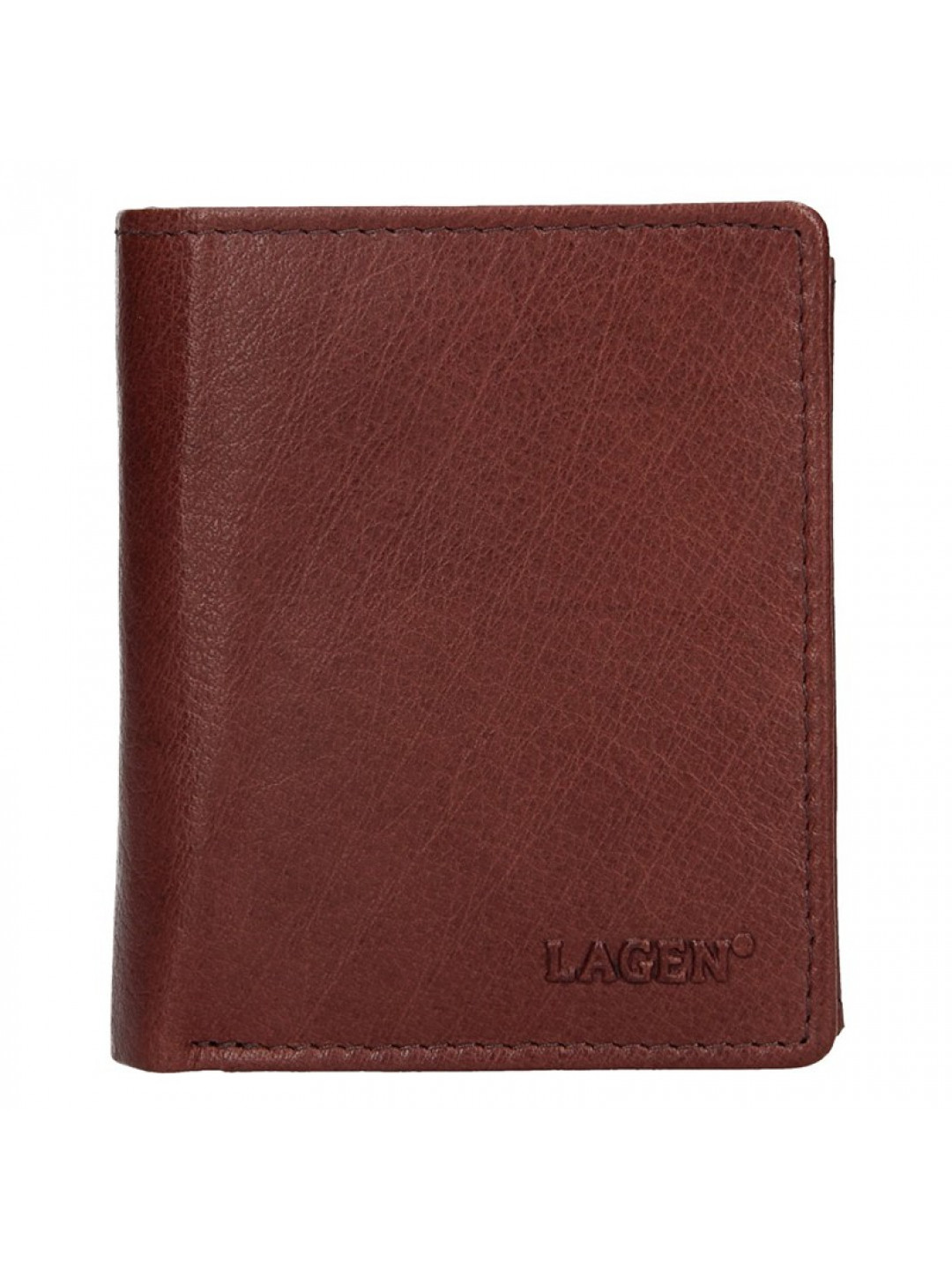 Pánská kožená peněženka Lagen Xaver – hnědá