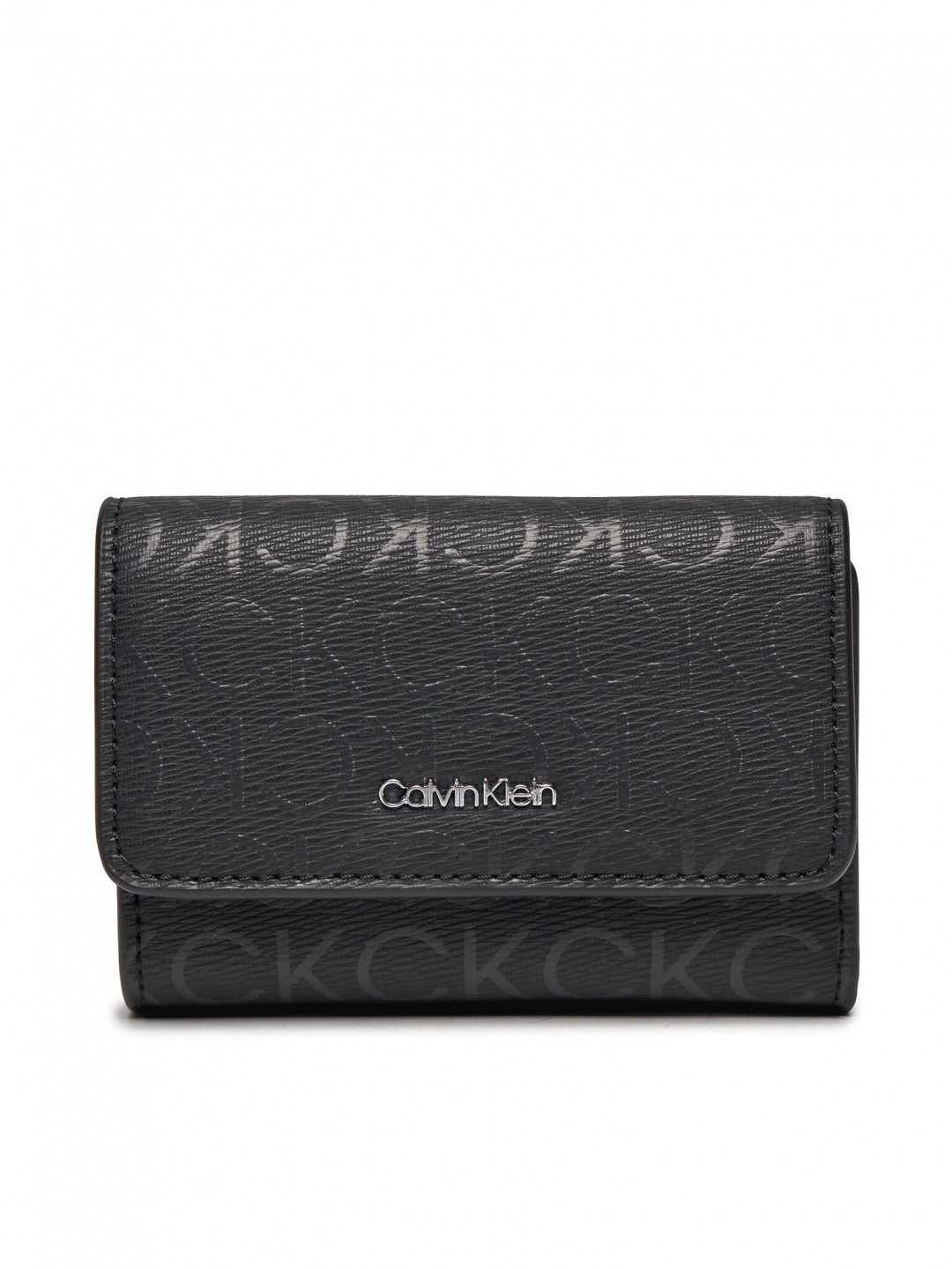 Calvin Klein Malá dámská peněženka Ck Must Small Trifold Epi Mono K60K611931 Černá
