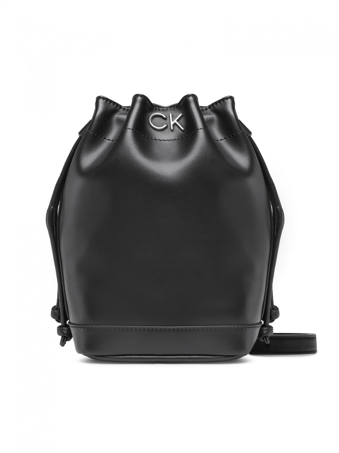 Calvin Klein Jeans Kabelka Re-Lock Drawstring Bag Mini K60K610450 Černá