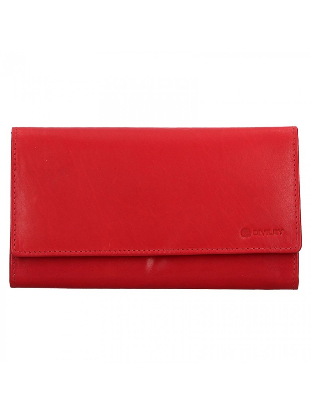 Dámská kožená peněženka Diviley Emma – červená