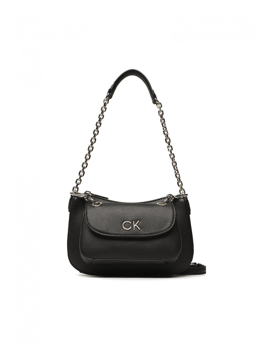 Calvin Klein Kabelka Re-Lock Dbl Shoulder Bag K60K610183 Černá