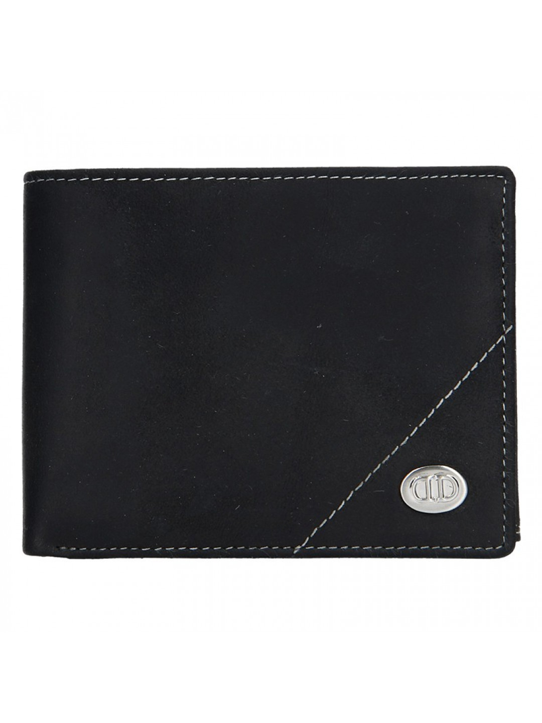 Pánská kožená peněženka DD Anekta Patrick – černá