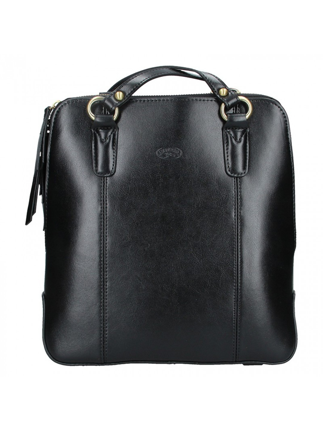 Dámská kožená batůžko kabelka Katana Martina – černá