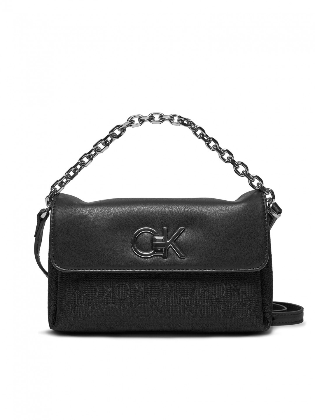 Calvin Klein Kabelka Re-Lock Mini Crossbody Bag Jcq K60K611989 Černá