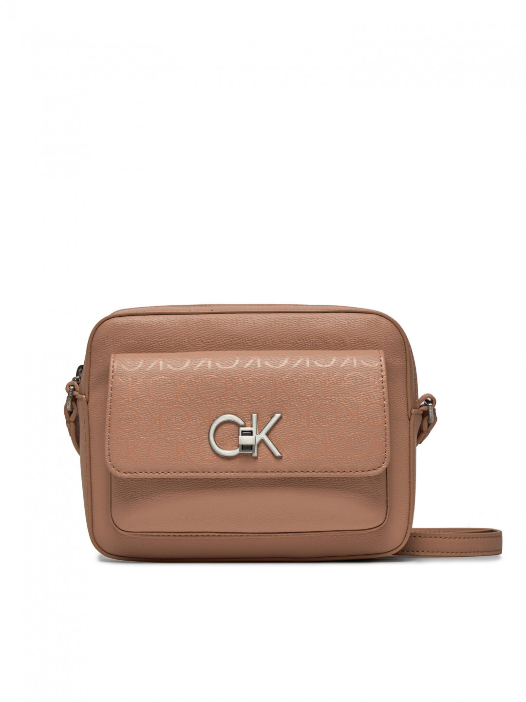 Calvin Klein Kabelka Re-Lock Camera Bag Epi Mono K60K611565 Růžová