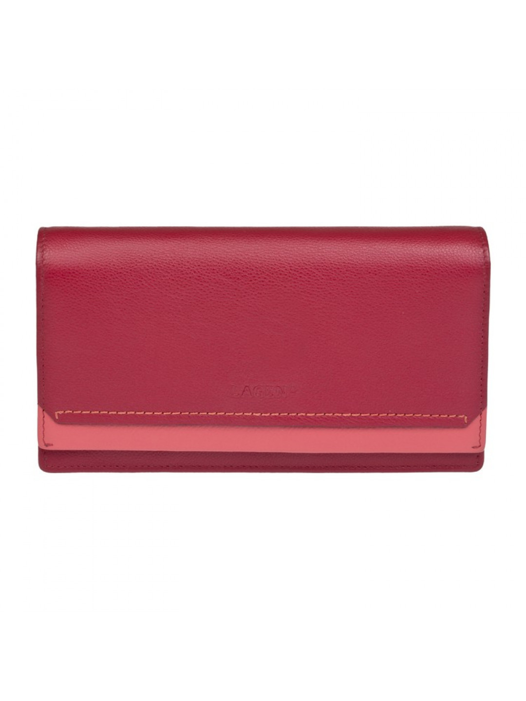 Dámská kožená peněženka Lagen Nikol – červená