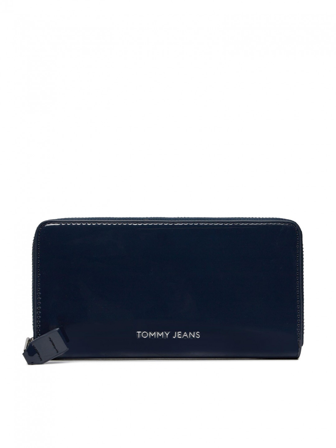 Tommy Jeans Velká dámská peněženka Tjw Ess Must Large Za Patent AW0AW16143 Tmavomodrá