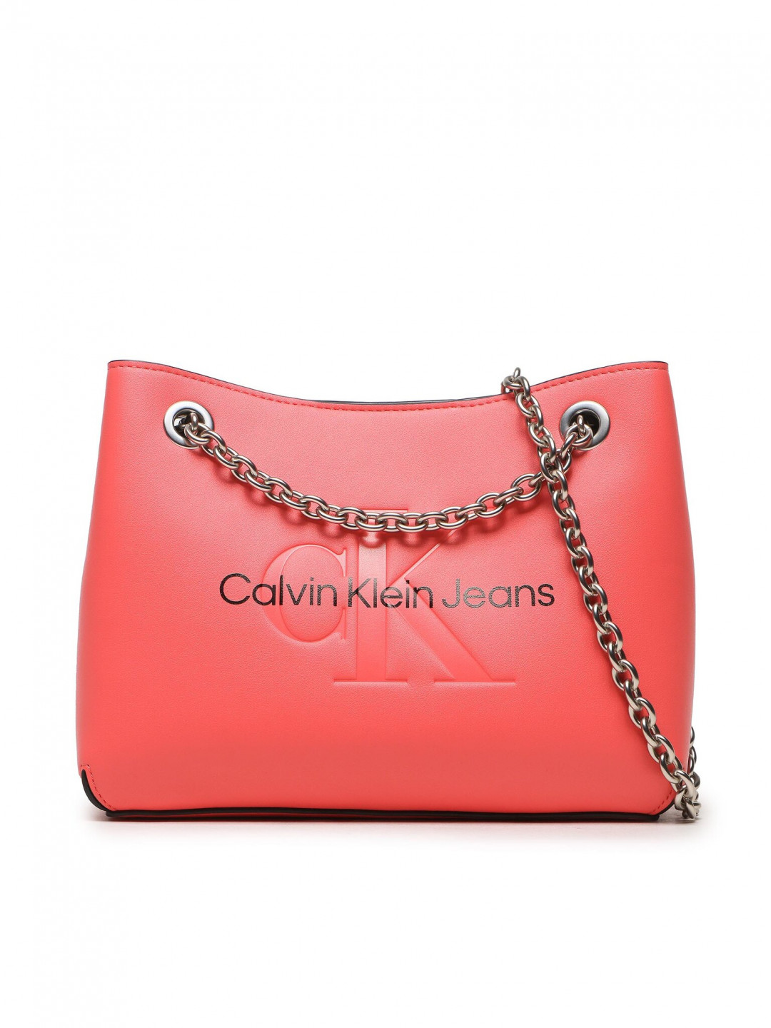 Calvin Klein Jeans Kabelka Sculpted Shoulder Bag 24 Mono K60K607831 Růžová