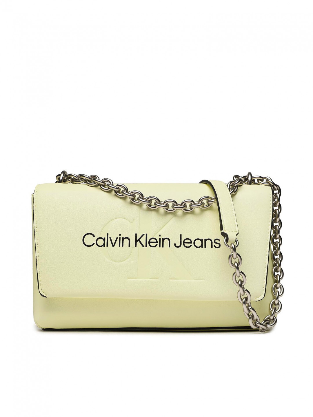 Calvin Klein Jeans Kabelka Sculpted Ew Flap Conv25 Mono K60K607198 Žlutá