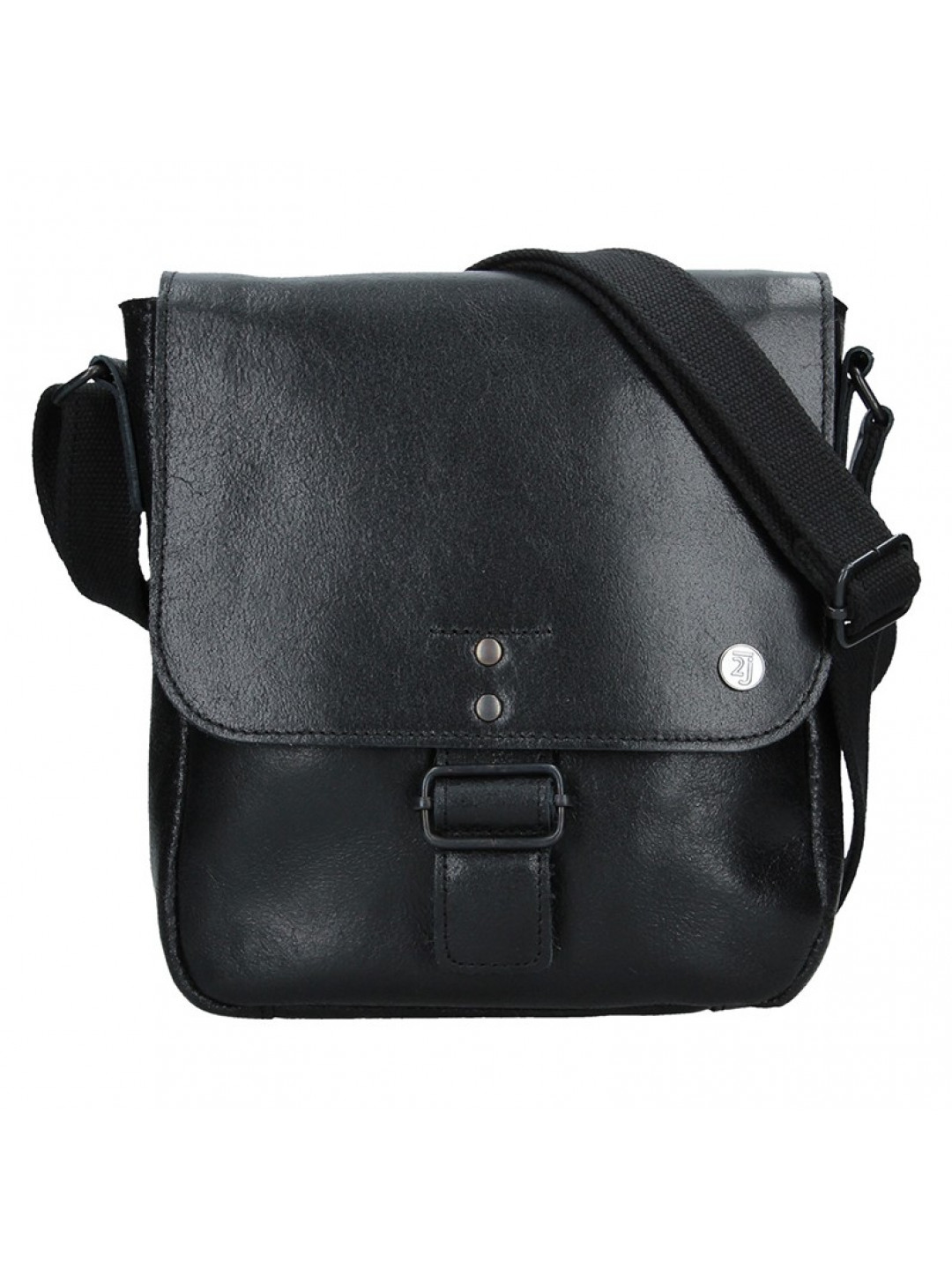 Pánská kožená taška 2JUS Stone 3 – černá