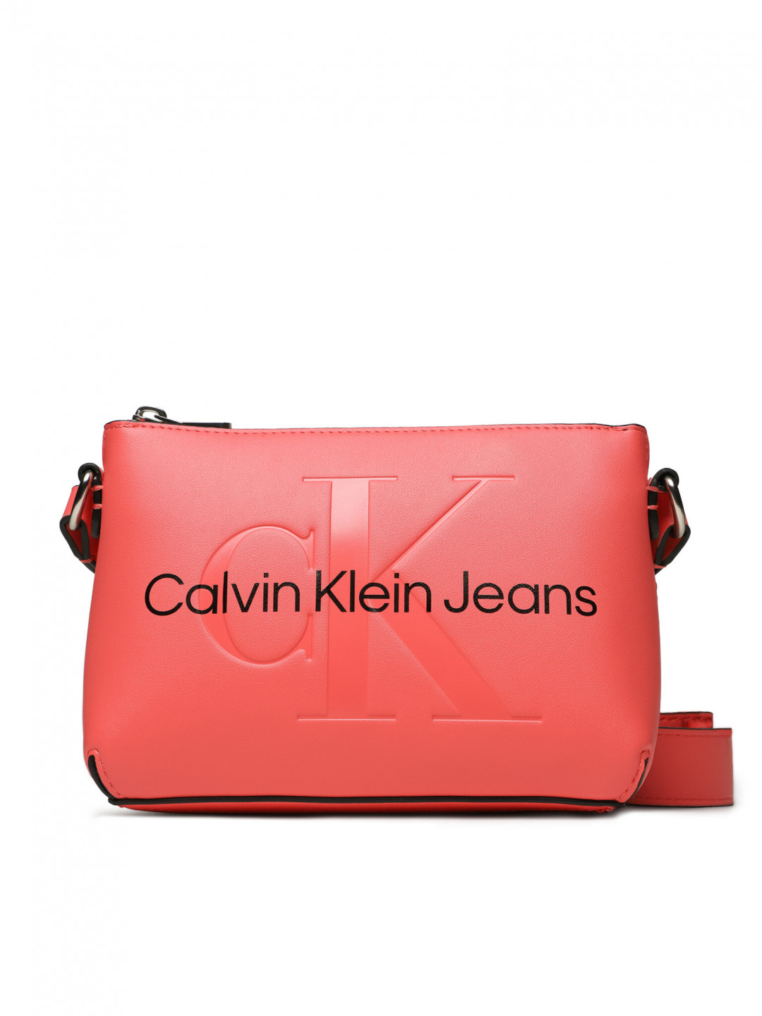 Calvin Klein Jeans Kabelka Sculpted Camera Pouch2I Mono K60K610681 Korálová
