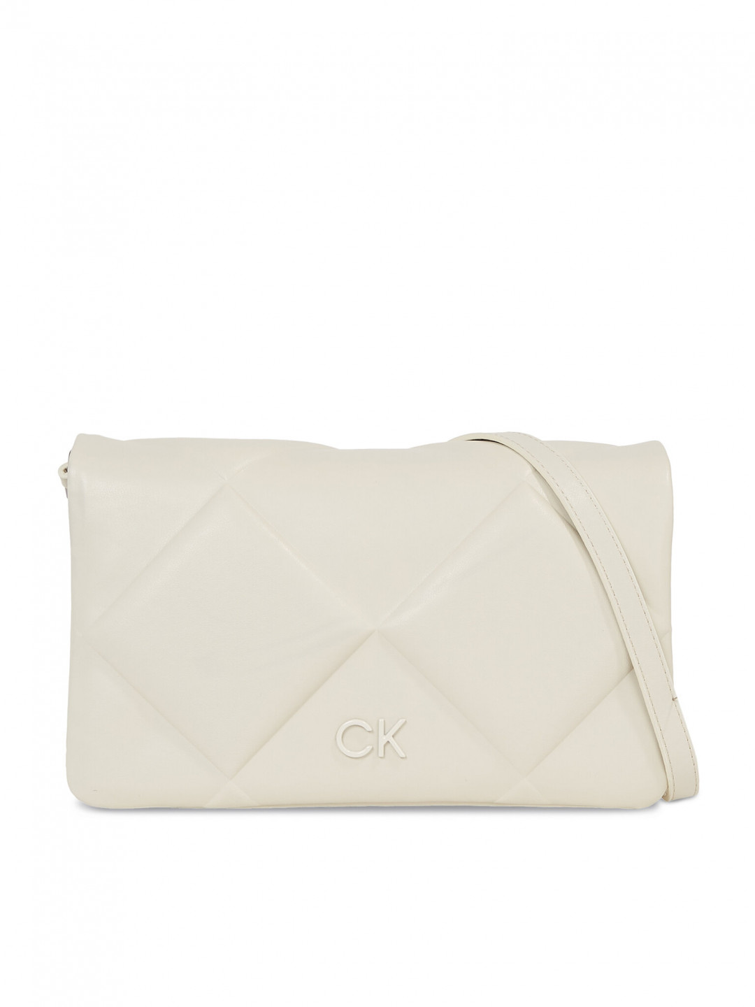 Calvin Klein Kabelka Re-Lock Quilt Shoulder Bag K60K611021 Écru