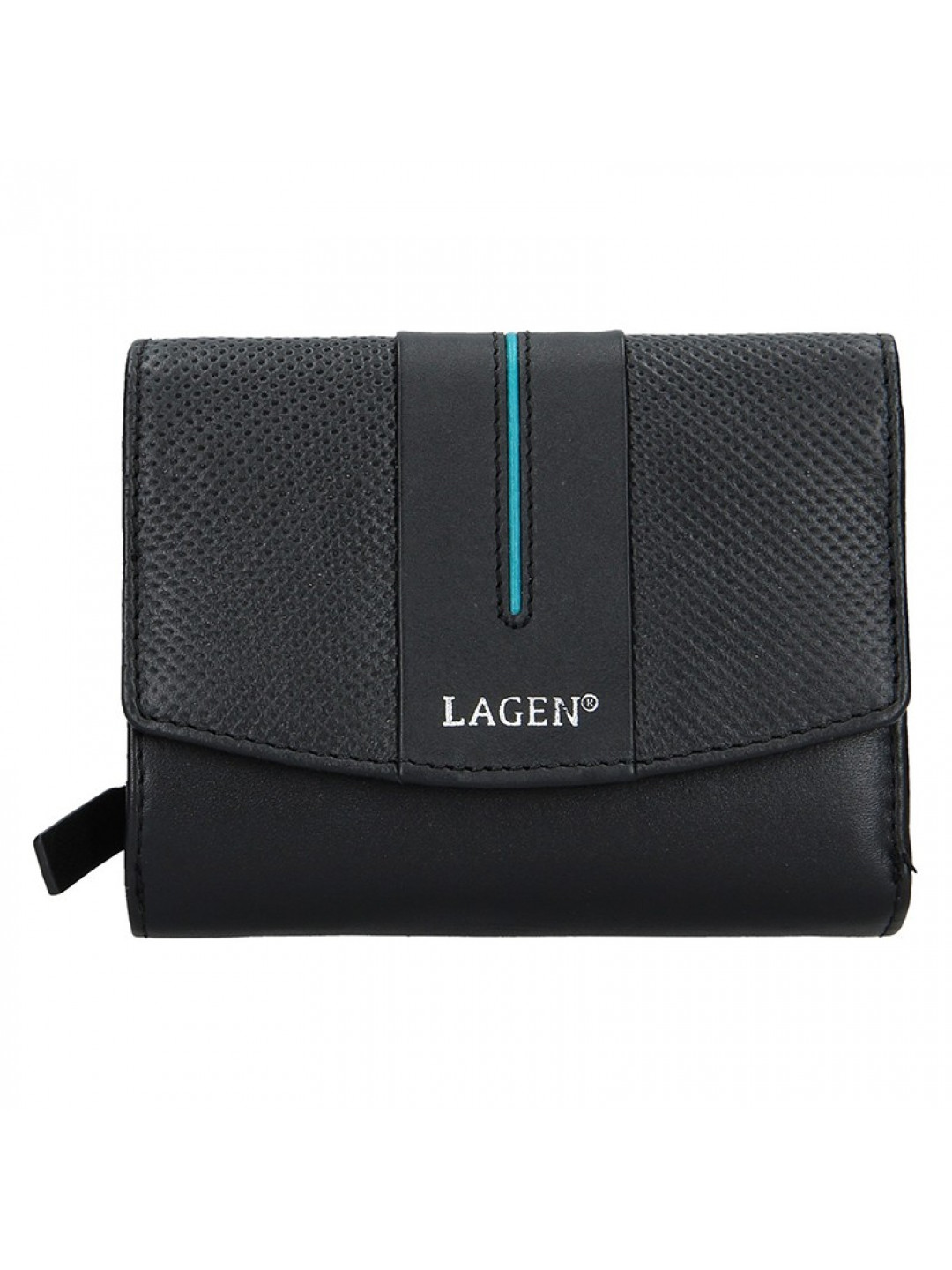 Dámská peněženka Lagen Carinne – černo-modrá