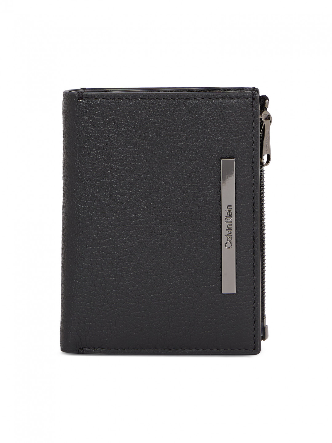 Calvin Klein Malá pánská peněženka Modern Bar Trifold 6Cc Detach K50K510886 Černá
