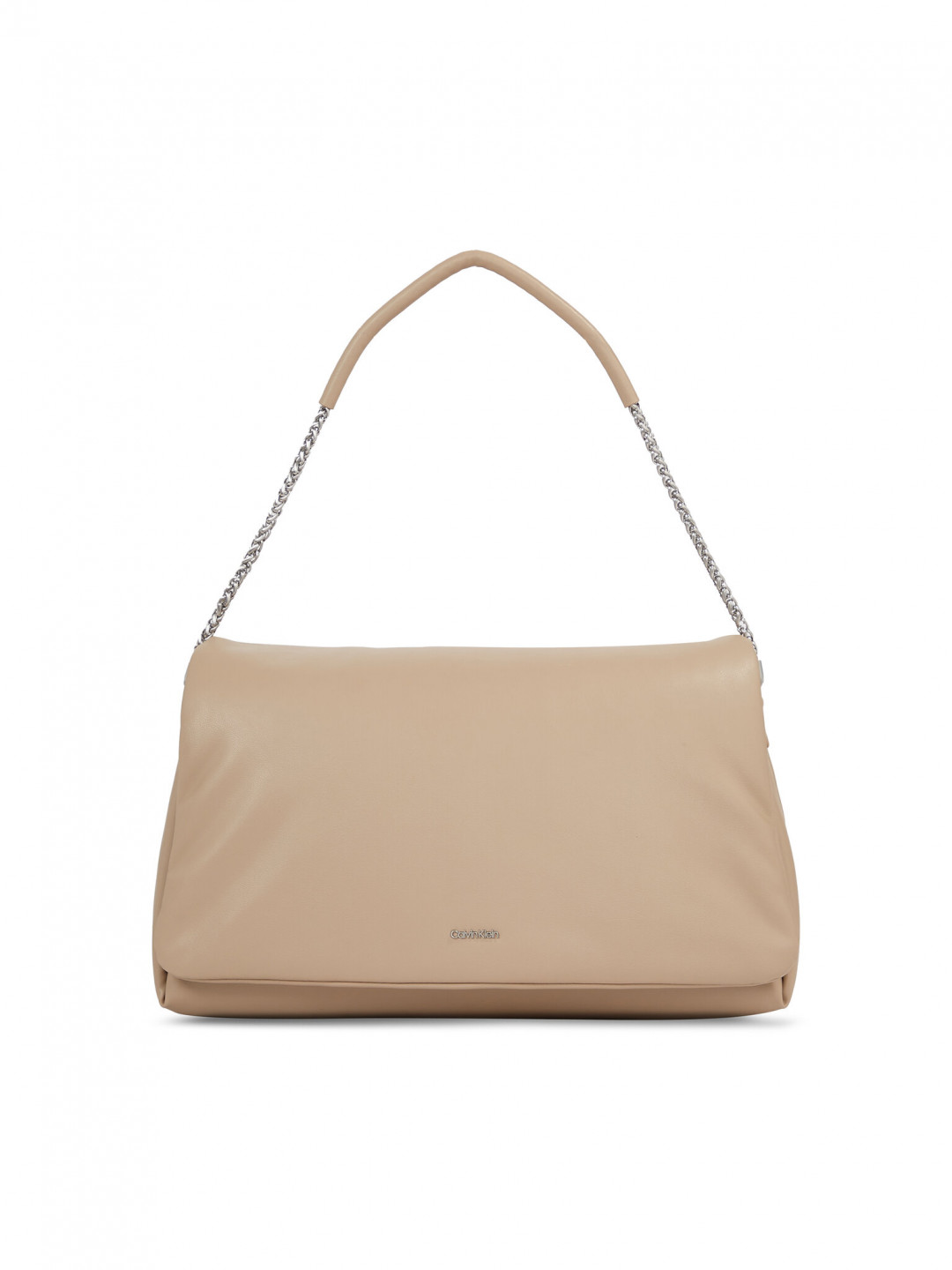 Calvin Klein Kabelka Puffed Shoulder Bag K60K611539 Béžová