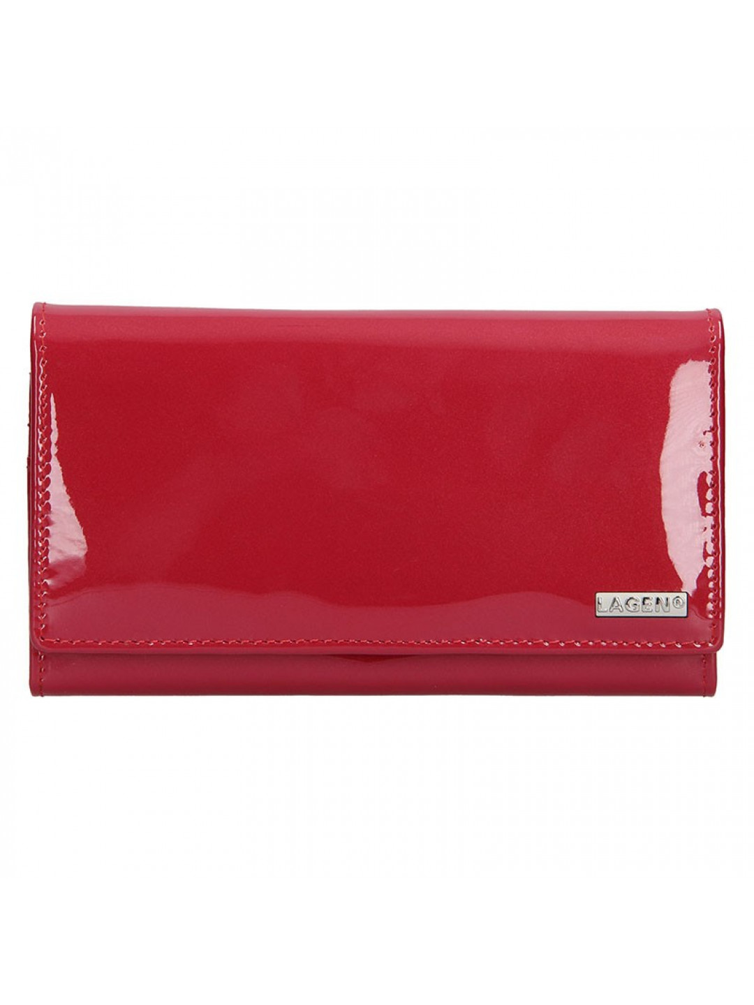 Dámská kožená peněženka Lagen Aisha – červená