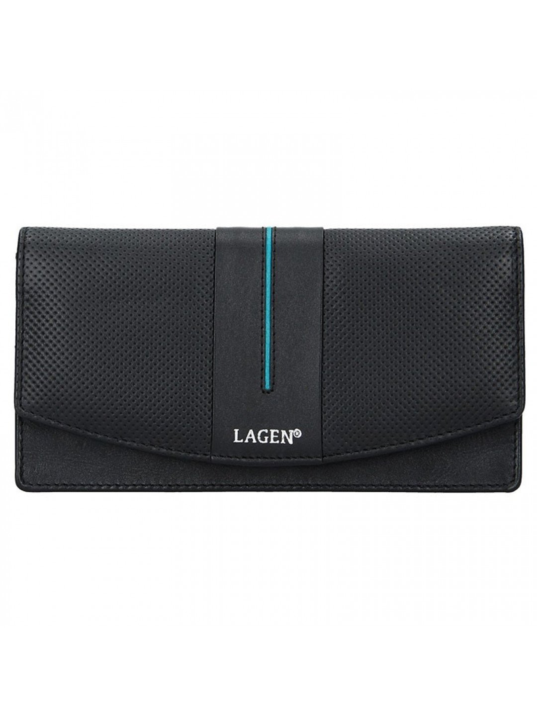 Dámská peněženka Lagen Sabine – černo-modrá