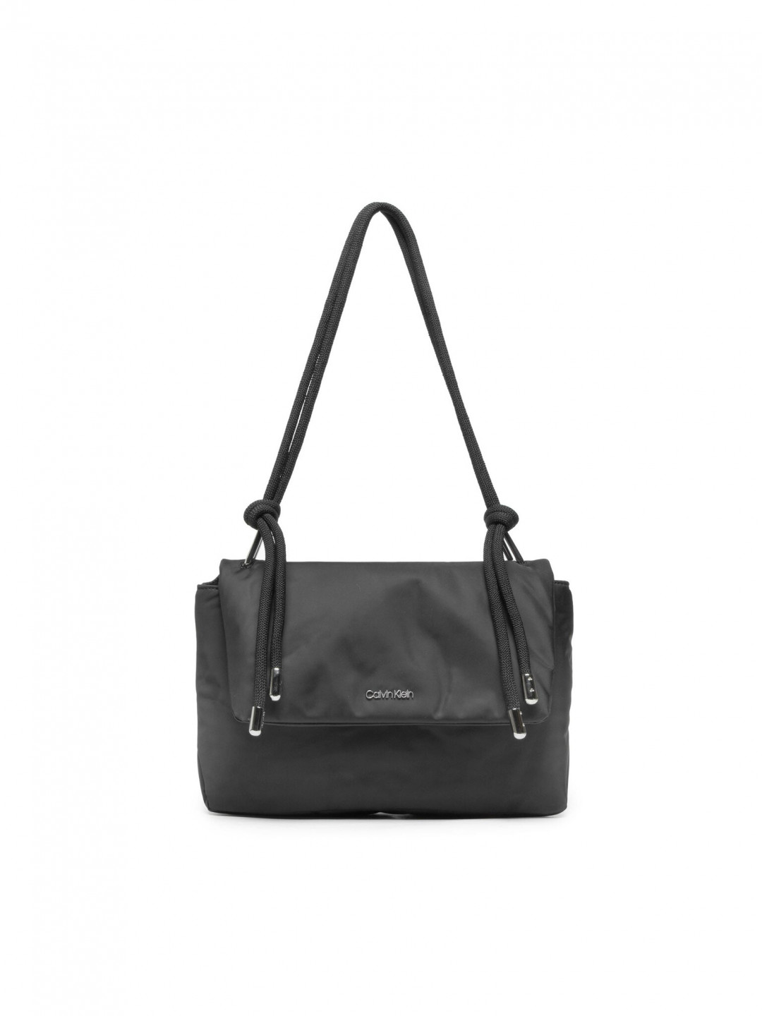 Calvin Klein Kabelka Roped Shoulder Bag Nylon K60K609407 Černá