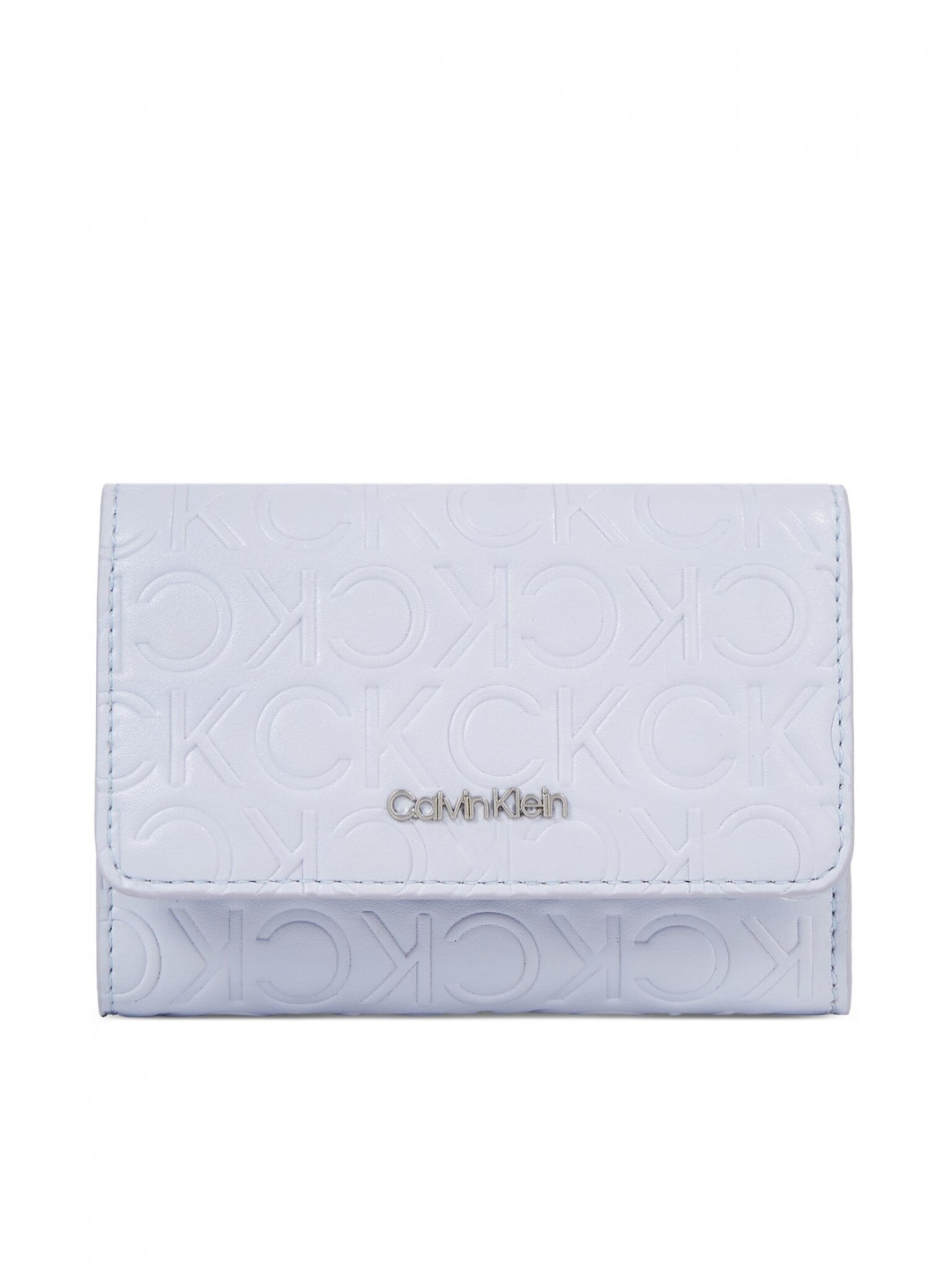 Calvin Klein Dámská peněženka Ck Must Trifold Sm Emb K60K611325 Modrá