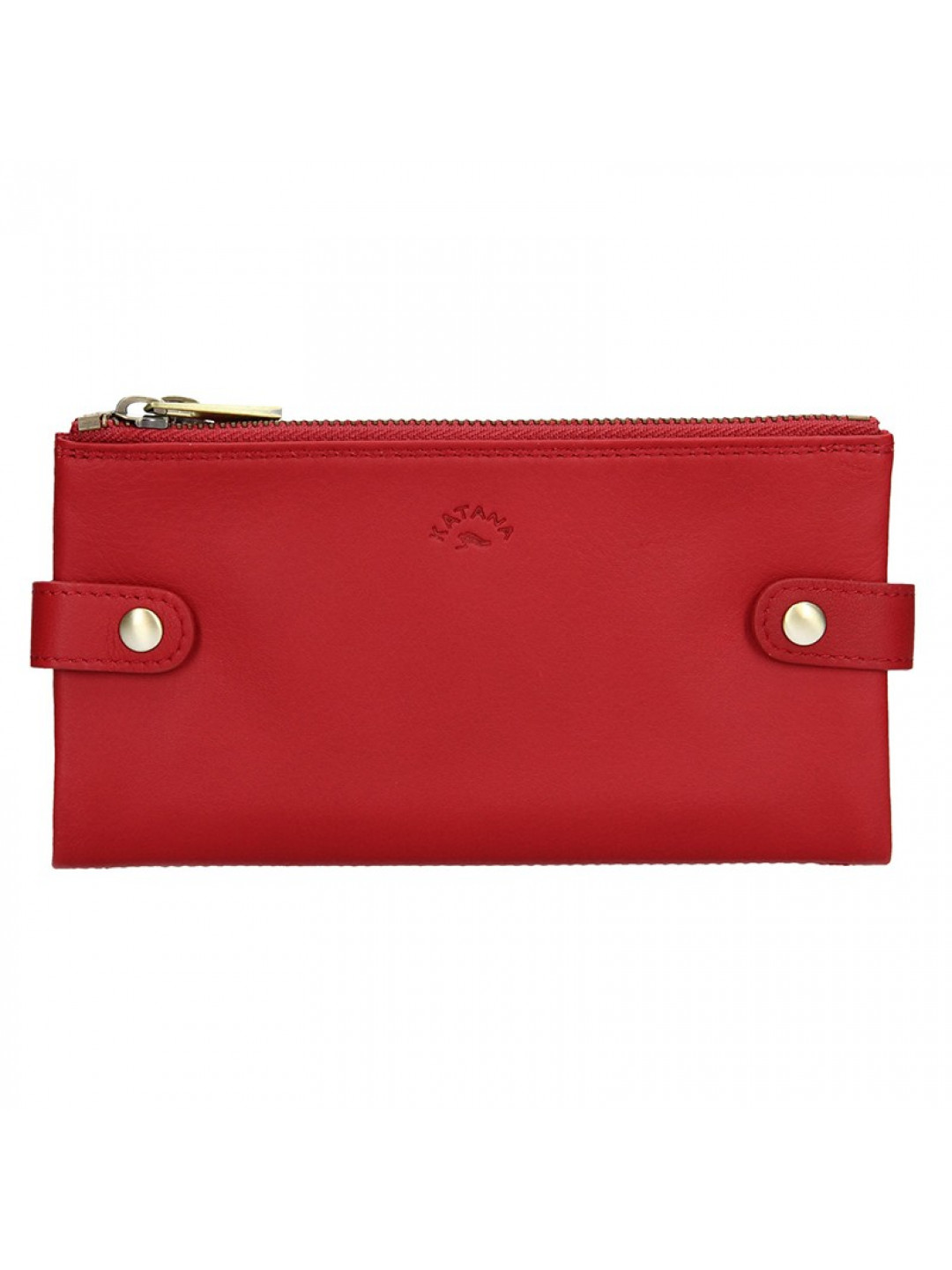 Dámská kožená peněženka Katana Wendy – červená