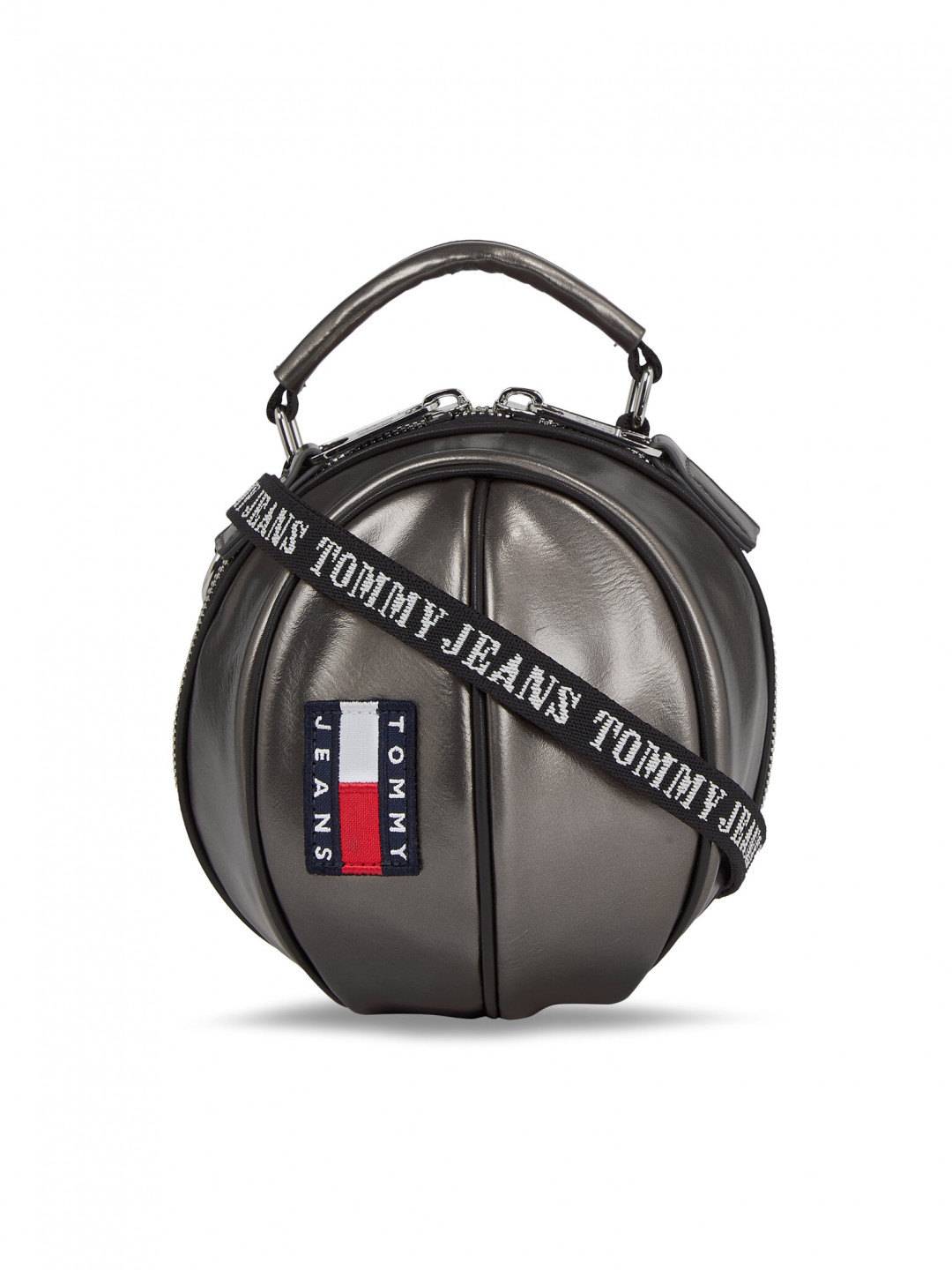 Tommy Jeans Kabelka Tjw Heritage B Ball Bag Metal AW0AW15434 Šedá