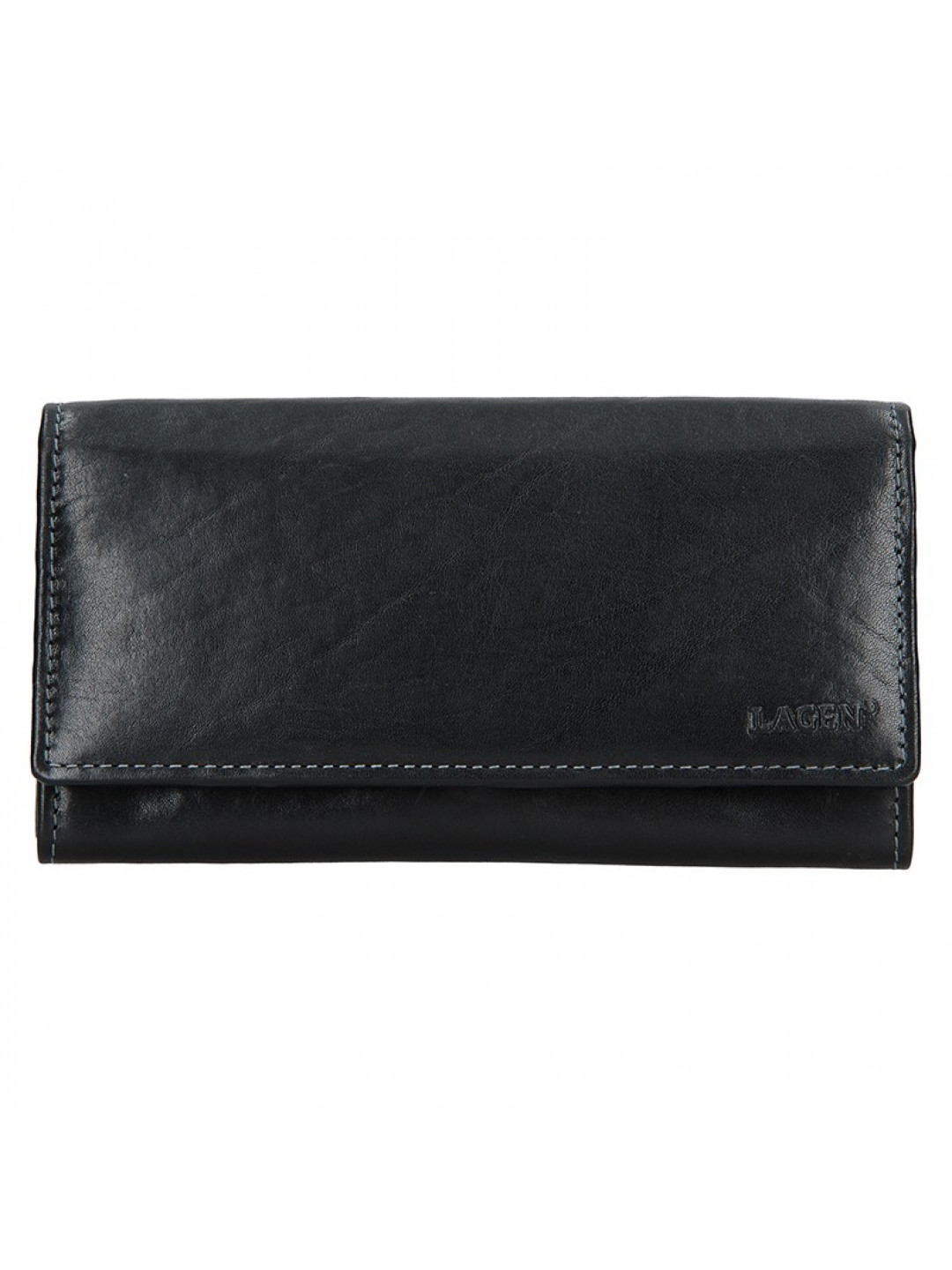 Dámská kožená peněženka Lagen Ebony – černá