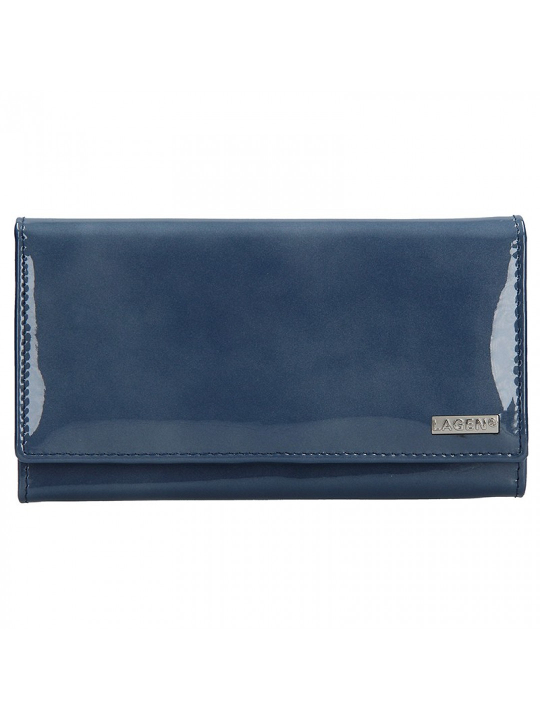 Dámská kožená peněženka Lagen Aisha – modrá