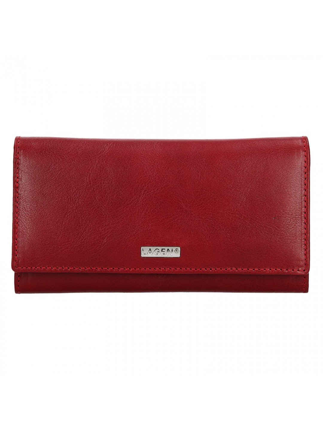 Dámská kožená peněženka Lagen Alexia – červená