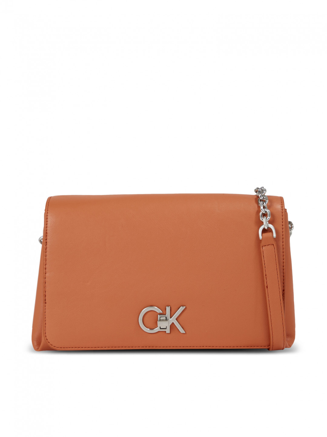 Calvin Klein Kabelka Re-Lock Shoulder Bag Md K60K611057 Hnědá