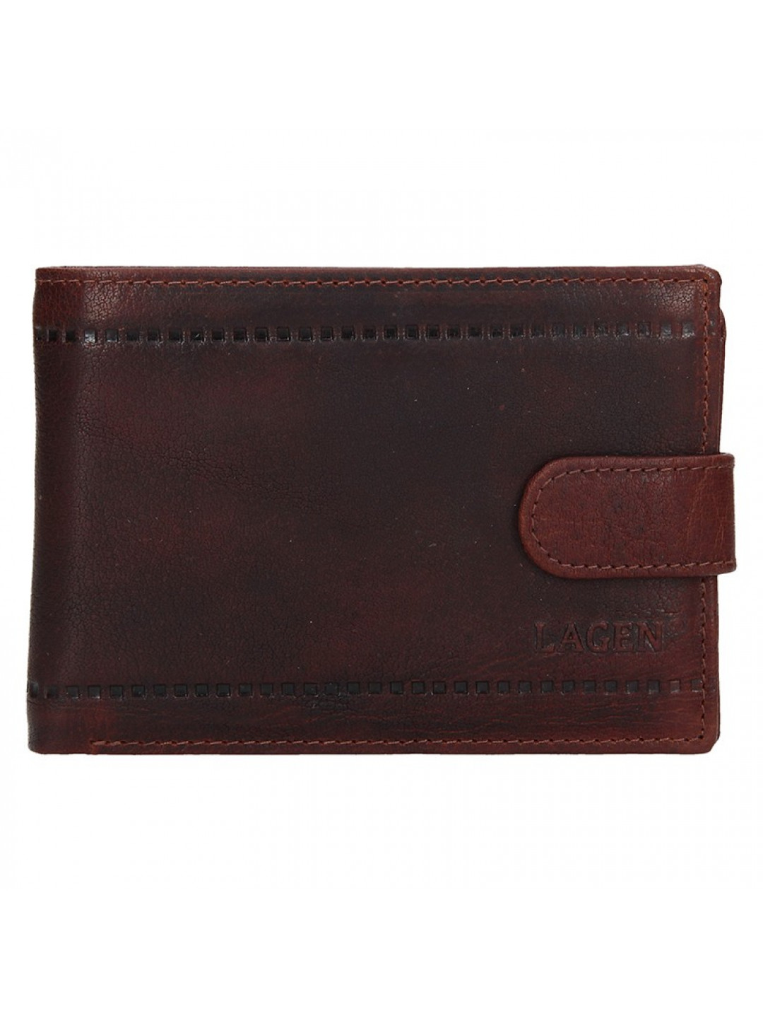 Pánská kožená peněženka Lagen Evron – hnědá