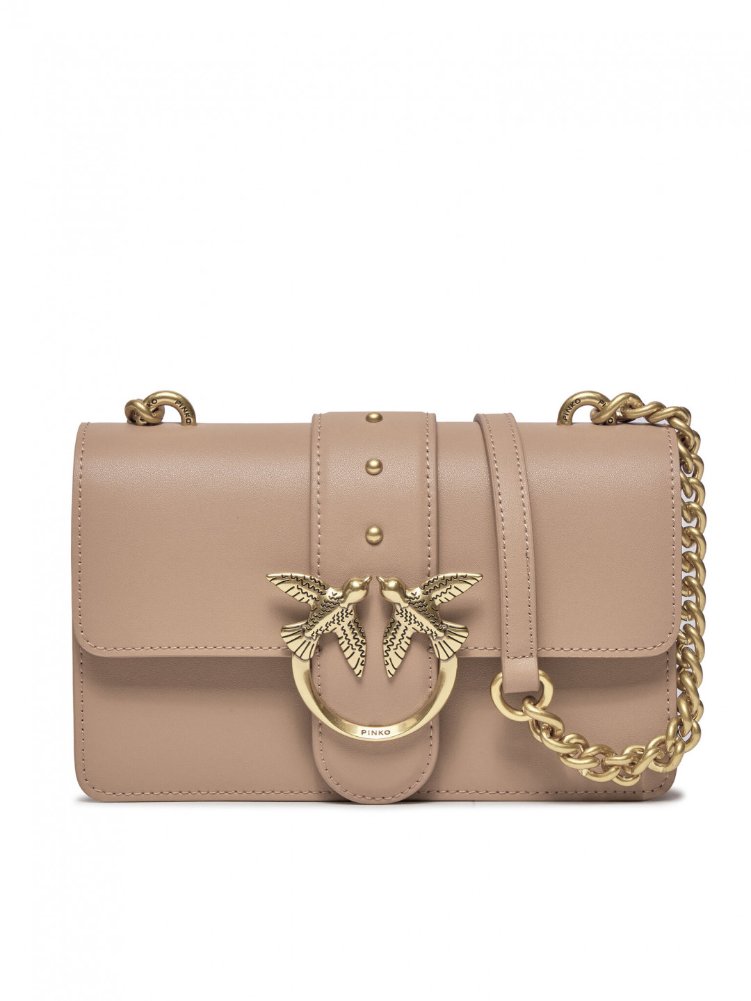 PINKO Kabelka Love One Mini Cl AI 23-24 PLTT 100059 A0F1 Béžová